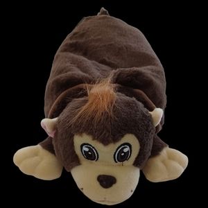 LapGear  Book / Tablet Device Pillow Rest Monkey Plush Soft Toy Stuffed Animal